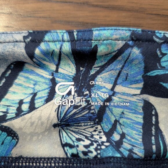 Gap kids leggings grey blue butterfly print size XL 12-13 - Picture 4 of 12